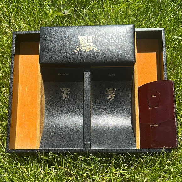 Luxury Black 1950s Valet Free Mason set CLEAN !!!
